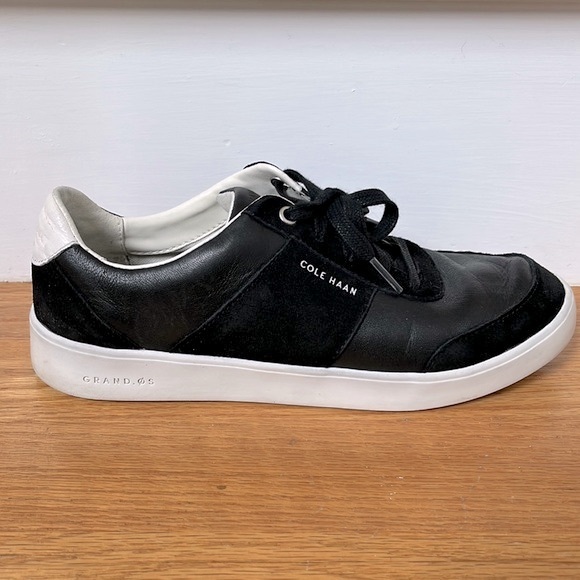 Cole Haan Shoes - Cole Haan Grand Crosscourt Sneaker Size 7 Black Leather